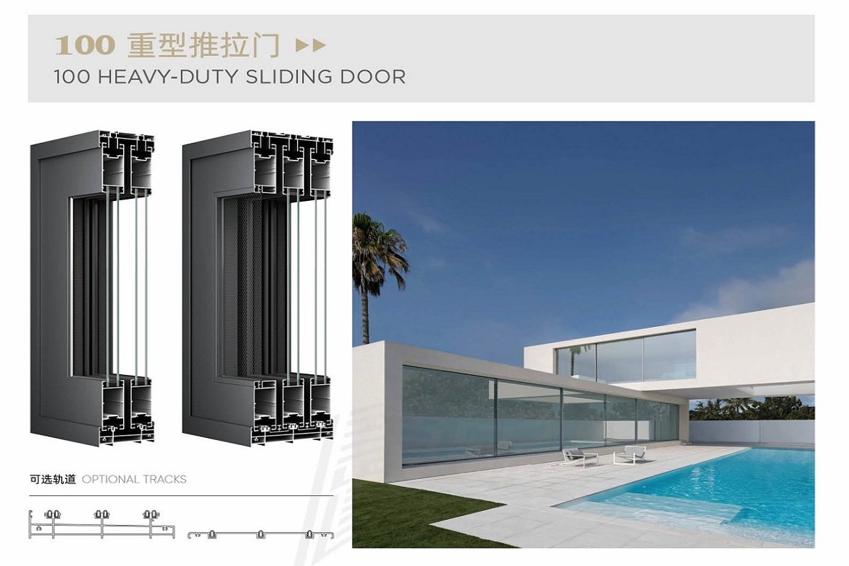 Heavy Duty Sliding Door/Sliding Glass Door/Aluminium Door
