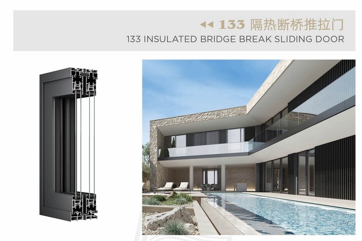 Sliding Glass Door\Insulated Bridge Break Sliding Door​\Sliding Door Design\Glass Door